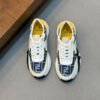 FND Chunky Trainers with Yellow Accents -  Navy/White