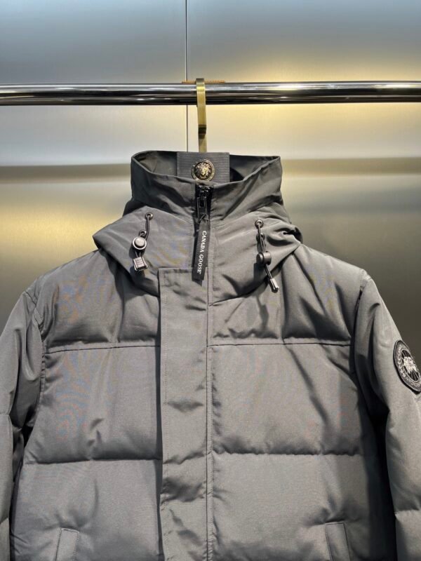 CG Quilted Hooded Puffer Jacket - Charcoal Grey