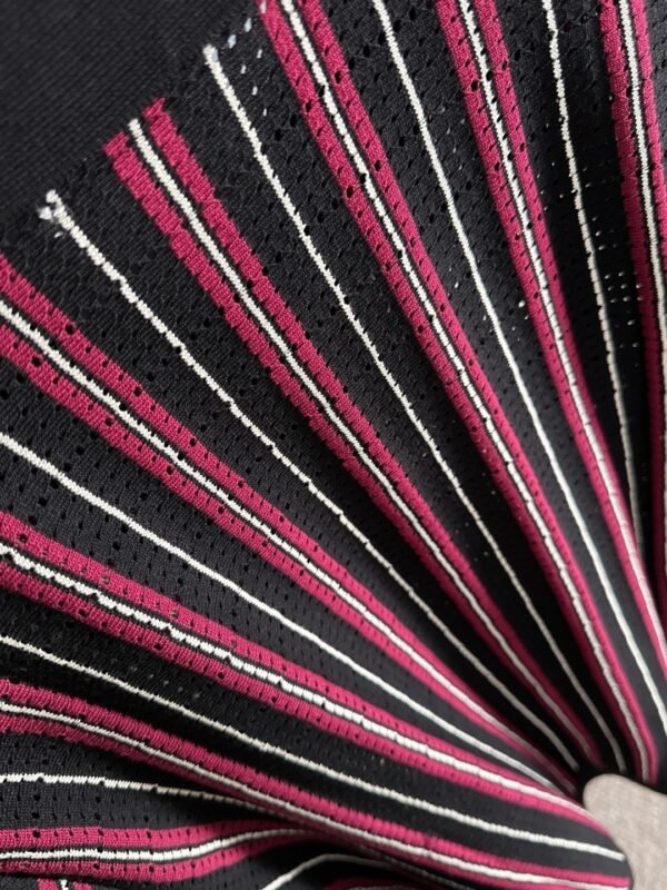 CG Stripped Polo Shirt - Burgundy