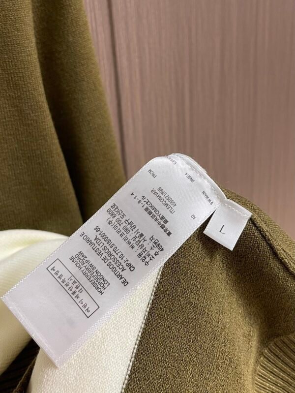 BRBY Colour-Block Crew Neck Jumper - Green