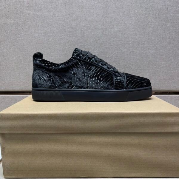 59e298ec CLB Trainers with Textured Dot Pattern - Black