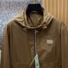 BRBY Hooded Zip-Up Jacket