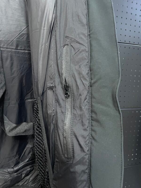 CG Hooded Zip-Up Puffer Jacket - Black