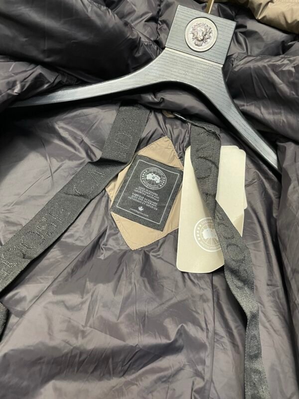 CG Hooded Zip-Up Puffer Jacket - Beige