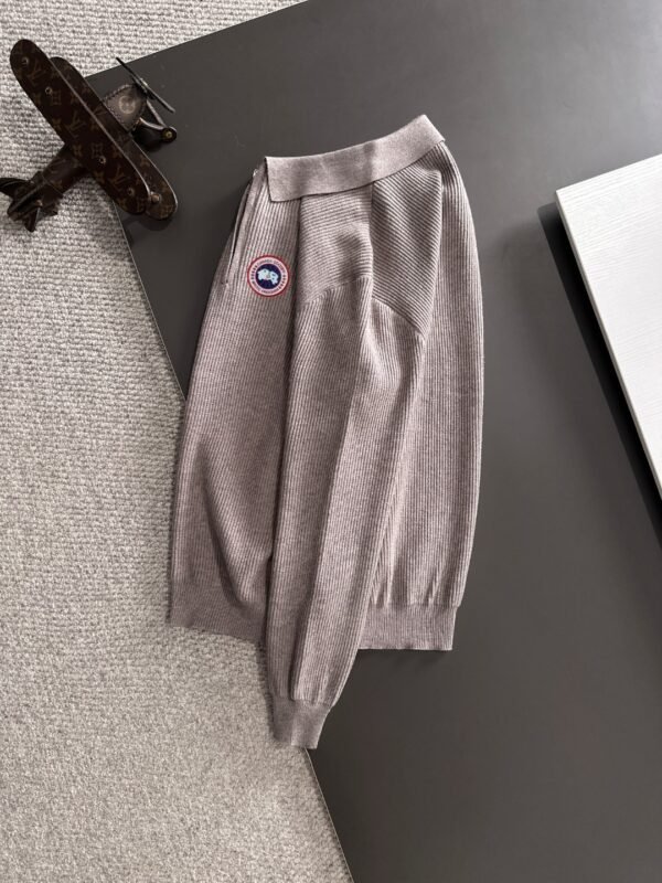 CG Half-Zip Knit Jumper - Taupe Grey