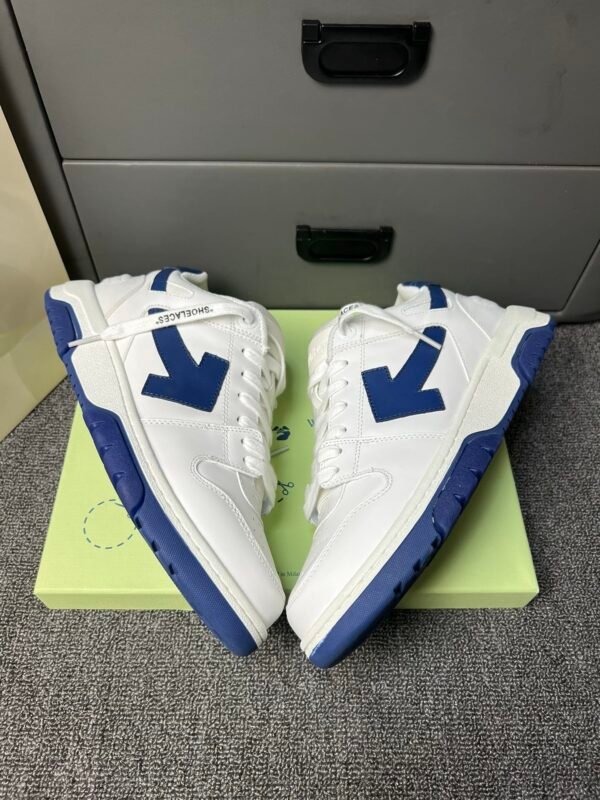 OFFW Trainers with Blue Contrast Panels