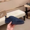 CLB Low-Top Trainers with Studded Toe Detail - Navy Blue