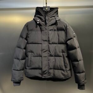 CG Quilted Hooded Puffer Jacket - Black
