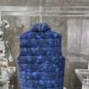 CG Quilted Puffer Jacket with Abstract Print - Navy Blue