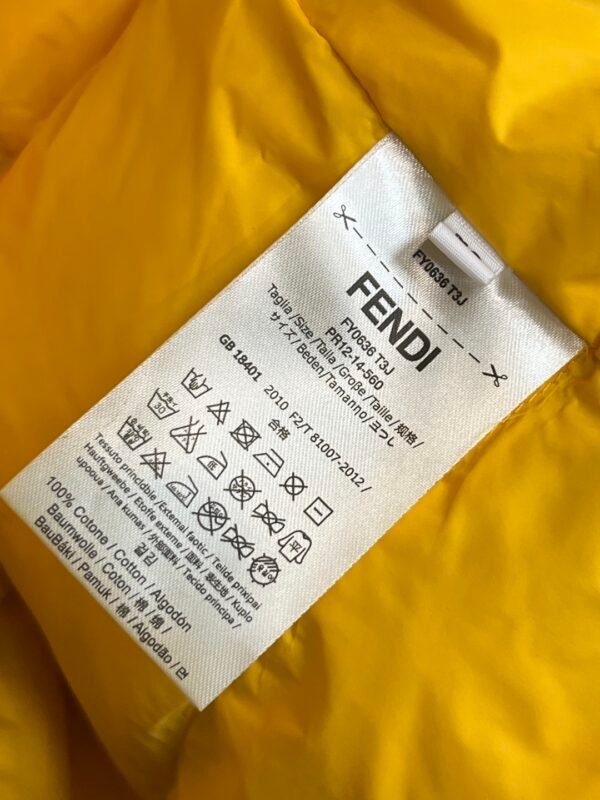 FND All-Over Monogram Button Front Jacket