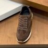 6 HRMS Low-Top Suede Trail Trainers - Brown