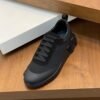 HRMS Mesh Low-Top Trainers – Triple Black