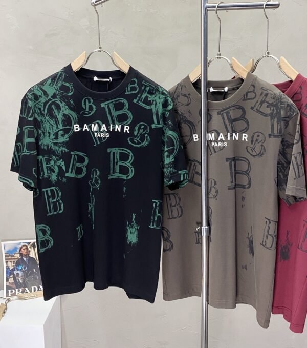 BLMN Paris Monogram Round Neck T-Shirt