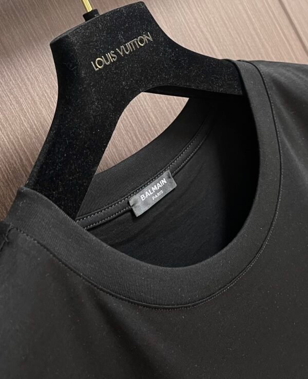 BLMN Bright Green Logo-Print Crewneck T-Shirt - Black