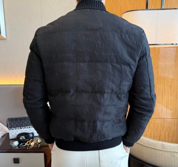 VRSC Jeans Couture Quilted Puffer Jacket - Black