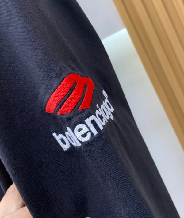 BLNCG 3B Sports Icon Oversized Vintage Jersey Jumper – Black