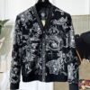 VRSC Baroque Medusa Pattern Greek Key Border Collar Jacket
