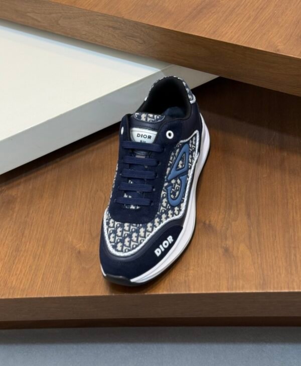 DXR CD Oblique Jacquard Trainers – Blue