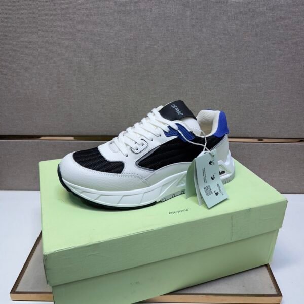 OFFW Trainers with Blue and Black Accents