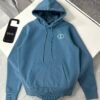 6147259b CD Embroidered Logo Pullover Hoodie - Blue