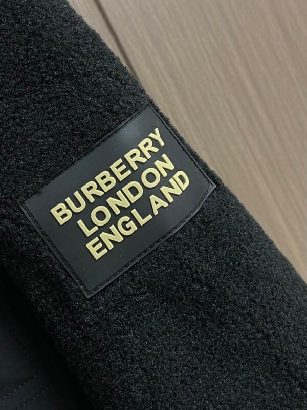 BRBY Hooded Fleece Hybrid Jacket - Black