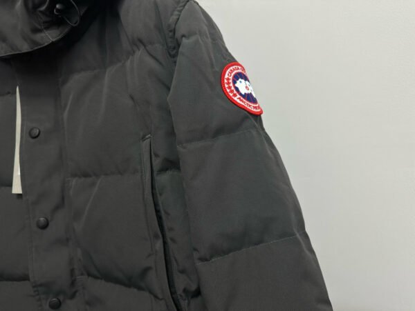 CG Hooded Puffer Jacket with Faux Fur Trim - Charcoal Grey