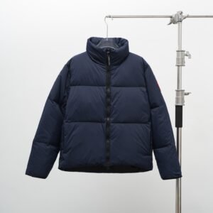 CG Zip-Up Puffer Jacket - Navy Blue