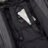 CG Utility Parka Coat with Fur-Trim Hood - Charcoal Grey