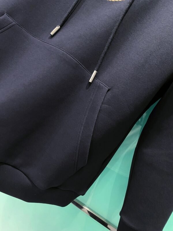 65a37d25 BRBY Check Elbow-Patch Hooded Jumper - Black