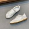 GCCI Low-Top Trainers with Logo Patch Detail - off-White/Ivory
