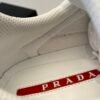 PRDA Trainers with Mesh Panels and Contrast Smooth Overlays - Red