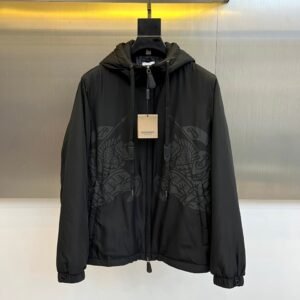 6b30d9d7 BRBY Hooded Zip-Up Jacket - Black