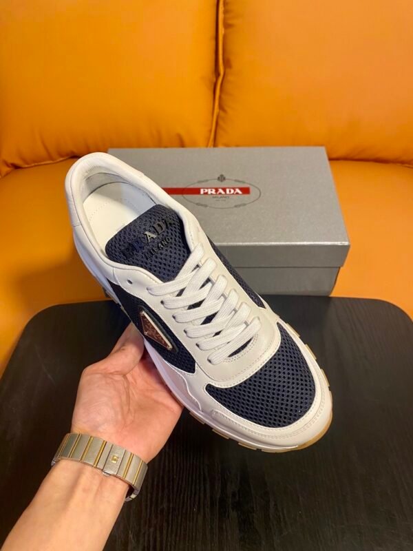 6b882c34 PRDA Trainers with Breathable Mesh Panels - Black/White