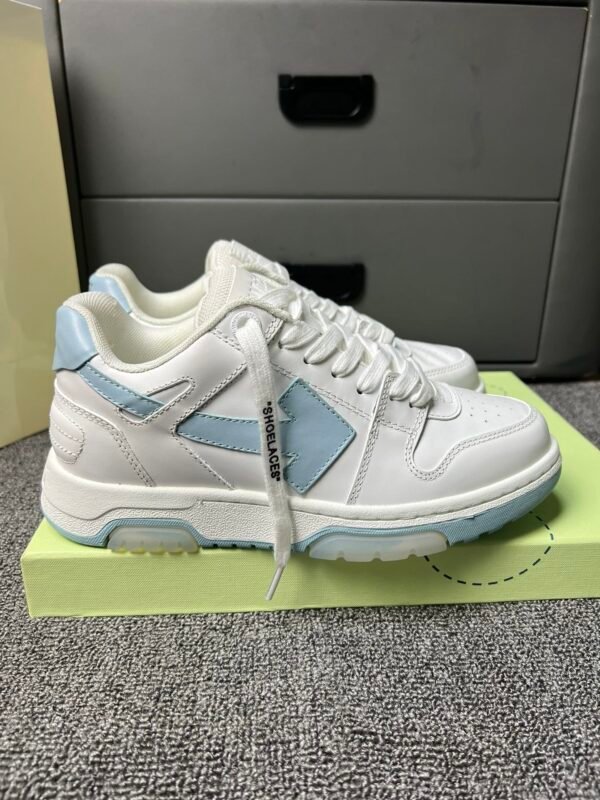 OFFW Trainers with Ice Blue Contrast Panels