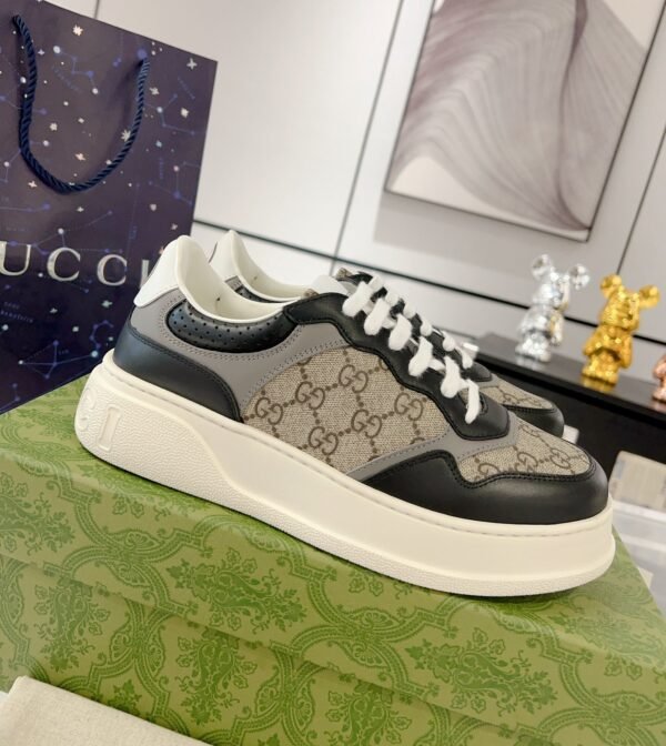 6c021d2c GCCI Low-Top Monogram Trainers - Black/Brown