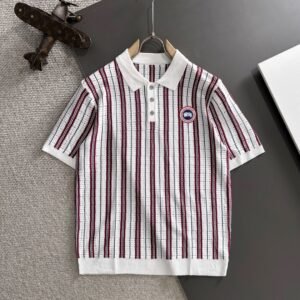 CG Stripped Polo Shirt – Red/White