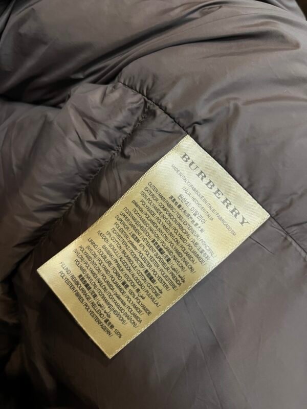 BRBY Hooded Puffer Jacket - Dark Brown