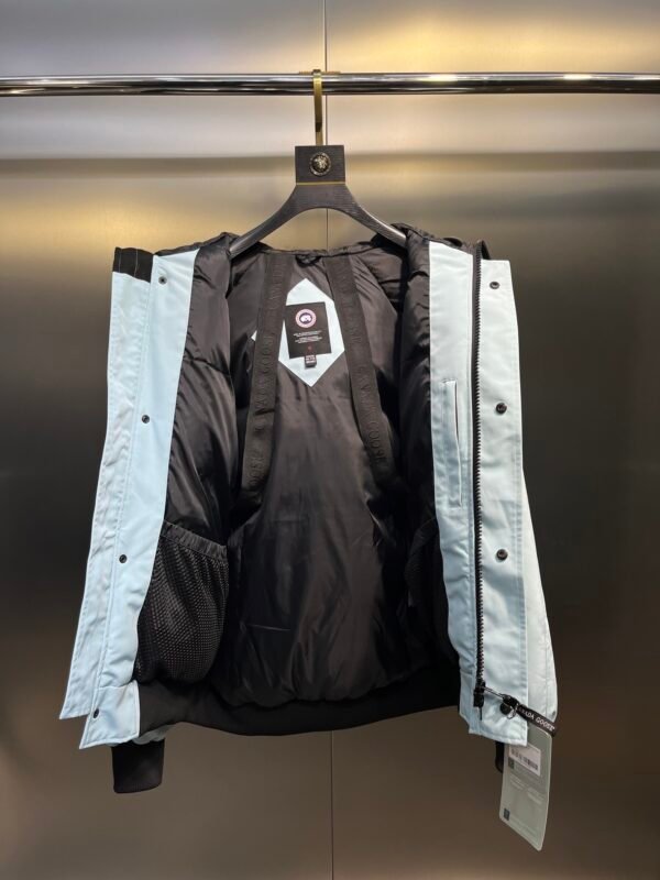 CG Fur-Trim Hooded Jacket with Utility Pockets - Ice Blue