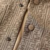 FND Monogram Snap-Button Jacket - Beige