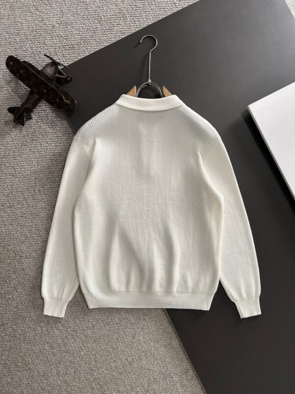 CG Half-Zip Knit Jumper - White