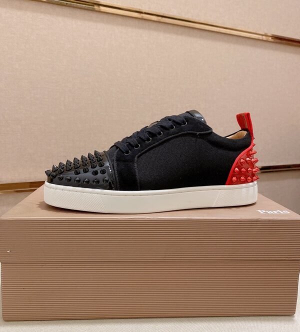 6e6e8973 CLB Low-Top Trainers with Studded Toe and Heel Detail - Black