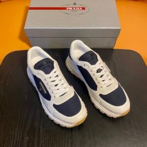 PRDA Trainers with Breathable Mesh Panels - Black/White