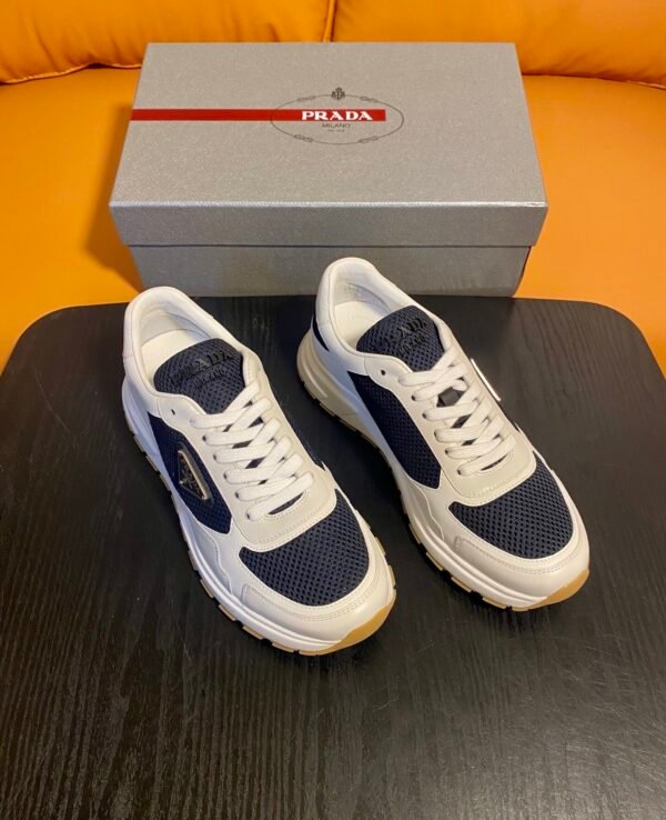 6ea64b50 PRDA Trainers with Breathable Mesh Panels - Black/White