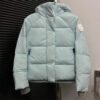CG Hooded Puffer Jacket with Zip Pockets - Mint Green