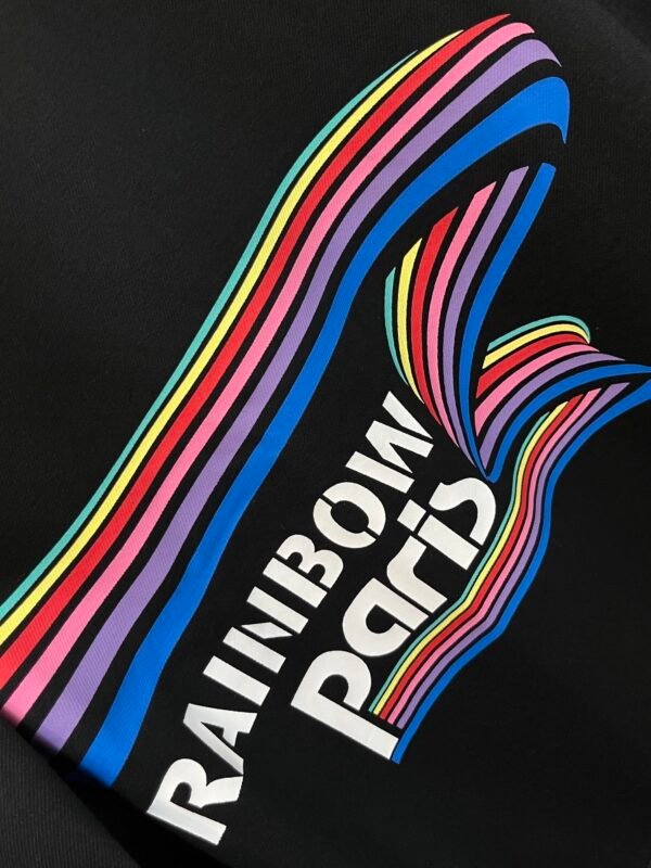 BLMN Rainbow Paris Printed Long-Sleeve Tee Jumper