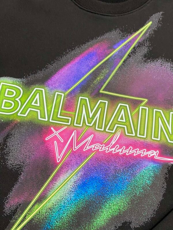 BLMN Logo Multicolor Graphic Design Crewneck Jumper