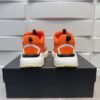 AMR Mesh & Leather Bone Runner Trainers – Orange