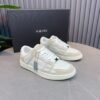 AMR Skel Leather & Suede Trainers – Beige with White Accents