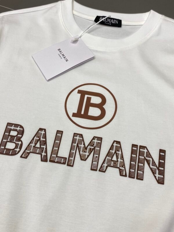 BLMN Stud-Embellished Logo Cotton T-Shirt