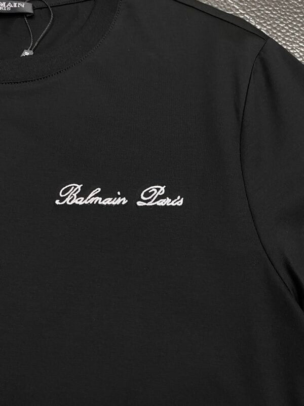 BLMN Paris Embroidered Script Logo T-Shirt